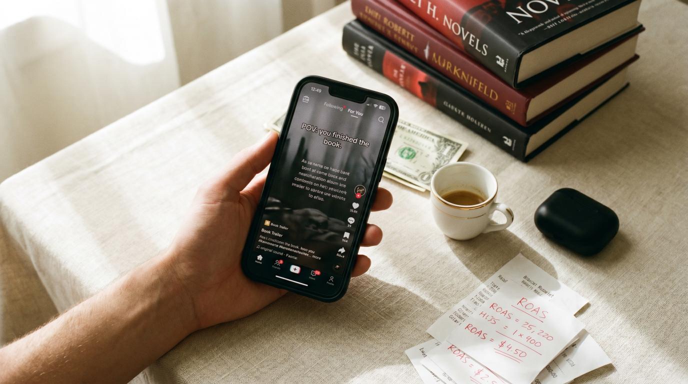 TikTok ads for books — ROI math for indie authors in 2026