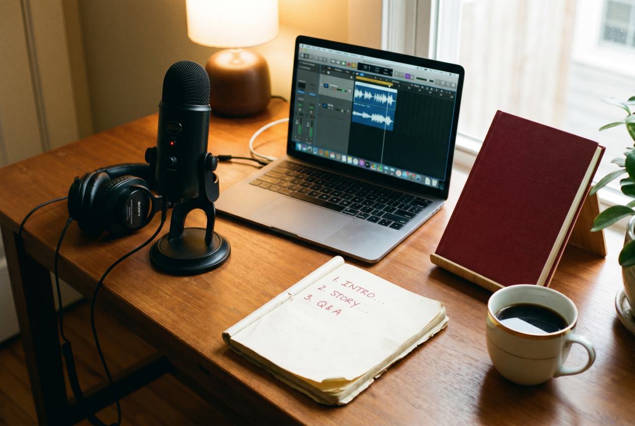 Author podcast pitch template and target show list