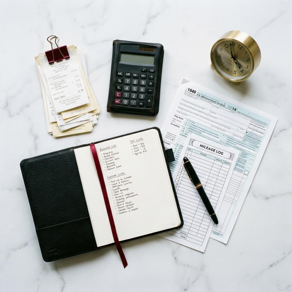 Author quarterly tax payments and recordkeeping